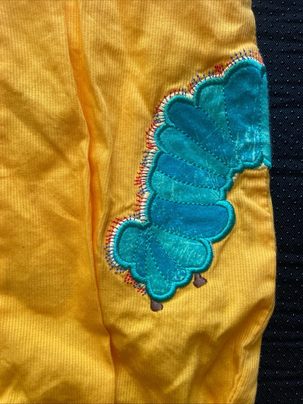 Vintage Carter's Yellow The Very Hungry Caterpillar Bubble Romper Set